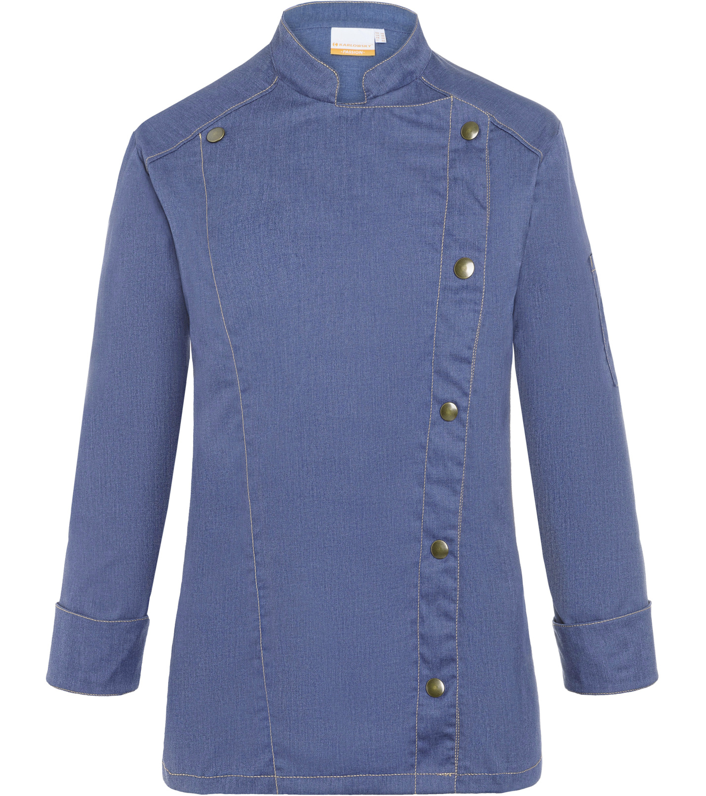 Dámský kuchařský rondon KY053 Karlowsky Vintage-Blue