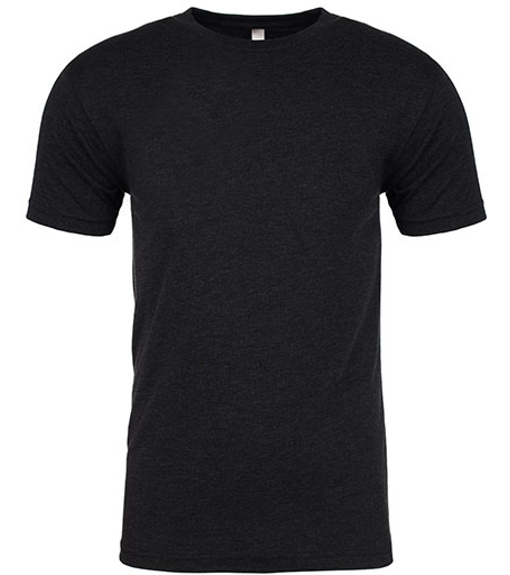 Pánské triko NX6010 Next Level Apparel Vintage Black -Tri-Blend