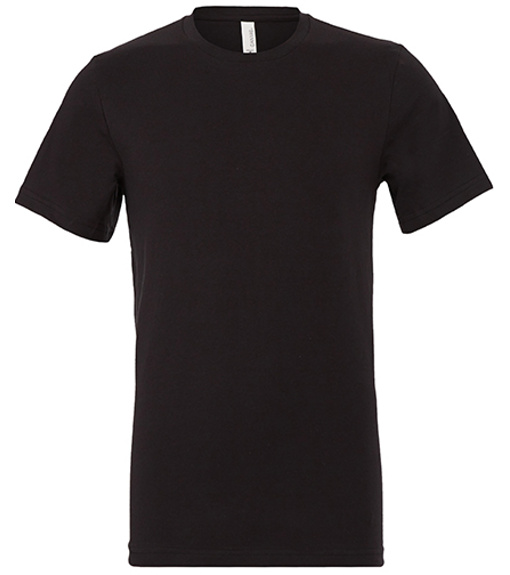 Unisex tričko s krátkým rukávem CV3001 Canvas Vintage Black