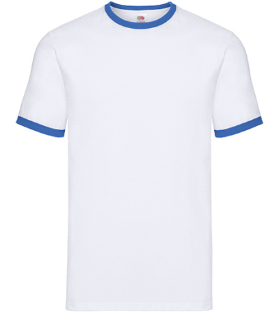 White / Royal Blue