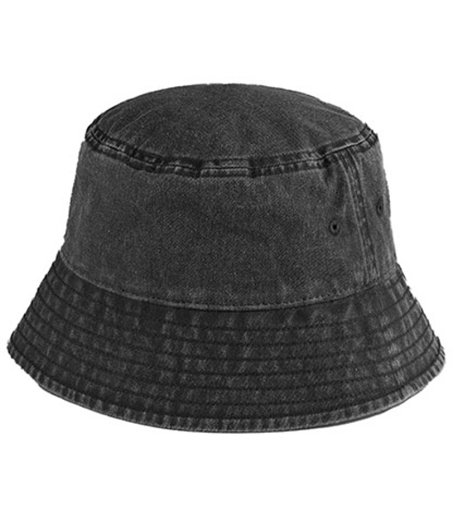 Unisex vintage klobouk B688 Beechfield Vintage Black