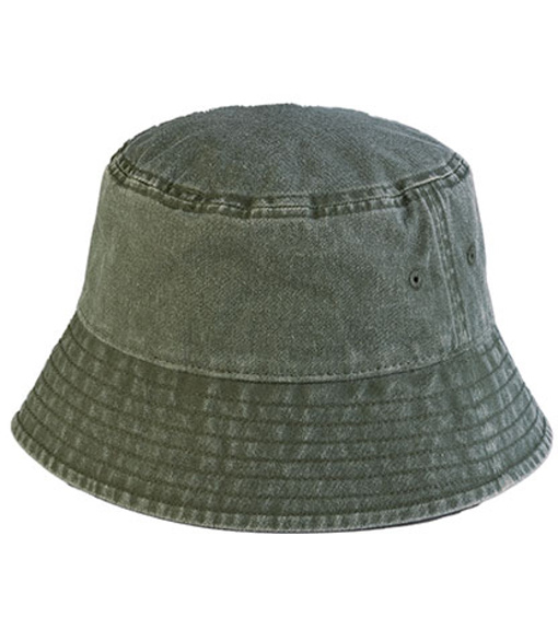 Unisex vintage klobouk B688 Beechfield Vintage Olive