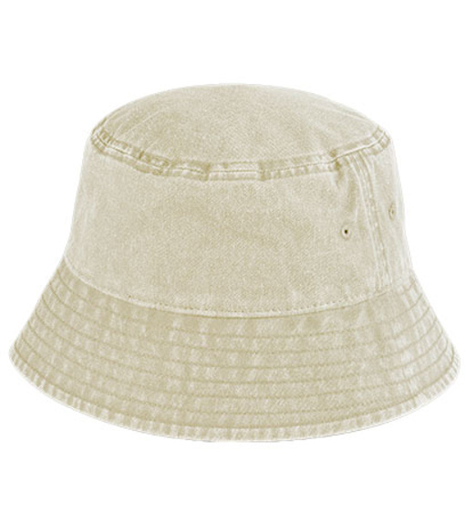 Unisex vintage klobouk B688 Beechfield Vintage Stone
