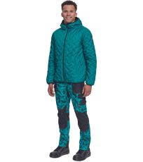 Zimní péřová bunda NEURUM Cerva petrolejová