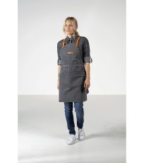 Delší pracovní zástěra s laclem EX285 Exner Olive