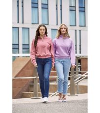 Dámská mikina se 1/4 zipem JH037 Just Hoods Dusty Rose