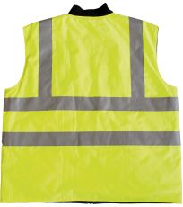 Oboustranná reflexní vesta Hi-Vis Reversible Safety Bodywarmer Ural 2-in-1 Korntex Signal Yellow