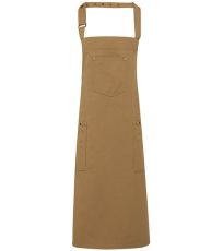 Bavlněná dlouhá chino zástěra za krk PR132 Premier Workwear