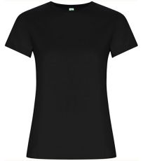 Dámské tričko z organické bavlny Golden Roly Black 02