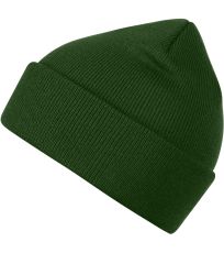 Unisex zimní čepice Beanie Malfini lahvově zelená