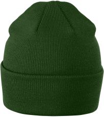 Unisex zimní čepice Beanie Malfini lahvově zelená