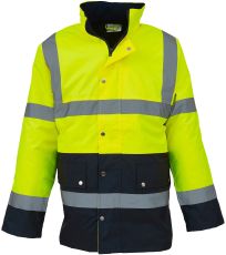 Hi-Vis dvoubarevná dálniční bunda HVP302 YOKO