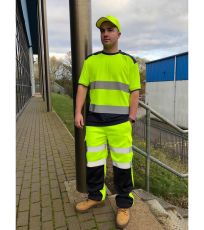Reflexní dvoubarevné tričko HVJ400 YOKO Hi-Vis Yellow