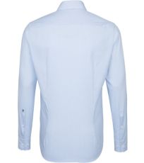Pánská popelínová košile SN693600 Seidensticker Striped Light Blue - White