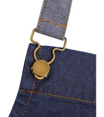 Džínová zástěra s kapsami za krk PR134 Premier Workwear Indigo Denim