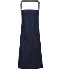 Džínová zástěra s kapsami za krk PR134 Premier Workwear