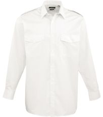 Unisex pilotní košile s dlouhým rukávem PR210 Premier Workwear