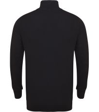 Pánský svetr se zipem H729 Henbury Black