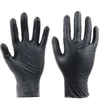 Ochranné jednorázové rukavice SPOONBILL BLACK Cerva