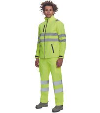 Pánská HI-VIS softshellová bunda MURCIA Cerva žlutá