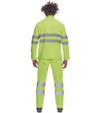 Pánská HI-VIS softshellová bunda MURCIA Cerva žlutá