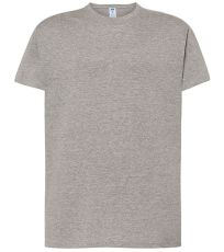 Pánské tričko JHK170 JHK Grey Melange