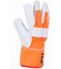 Ochranné zimní rukavice CASSOWARY WINTER Cerva HV oranžová