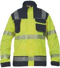 Pánská pracovní bunda HI-VIS SHELDON HV Cerva