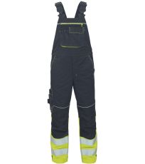 Pánské HI-VIS kalhoty s laclem KNOXFIELD HVPS DW Cerva