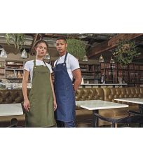 Zástěra z recyklovaného materiálu a biobavlny PR121 Premier Workwear Navy -ca. Pantone 533C