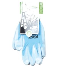 Ochranné pracovní rukavice BALANCE BLUE Kixx nebeská modř