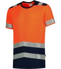Unisex reflexní triko T-Shirt High Vis Bicolor Tricorp fluorescenční oranžová