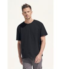 Unisex volné tričko Legacy SOĽS Deep black