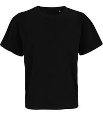 Unisex volné tričko Legacy SOĽS Deep black