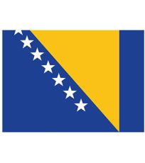 Vlajka Bosna a Hercegovina FLAGBA Printwear Bosnia and Herzegovina