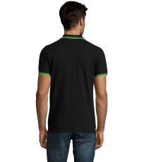 Pánské polo triko PASADENA SOĽS Black / Lime