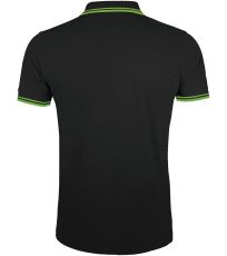 Pánské polo triko PASADENA SOĽS Black / Lime