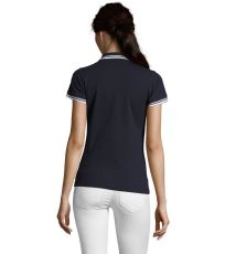 Dámské polo triko PASADENA WOMEN SOĽS French navy / White