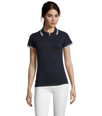 Dámské polo triko PASADENA WOMEN SOĽS French navy / White