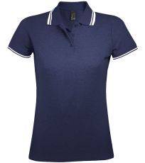 Dámské polo triko PASADENA WOMEN SOĽS French navy / White