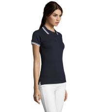 Dámské polo triko PASADENA WOMEN SOĽS French navy / White