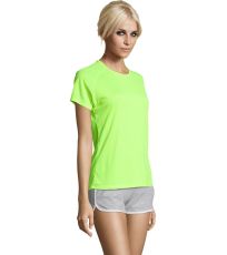 Dámské funkční triko SPORTY WOMEN SOĽS Neon yellow