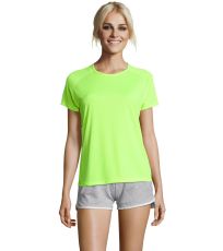 Dámské funkční triko SPORTY WOMEN SOĽS Neon yellow