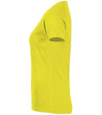 Dámské funkční triko SPORTY WOMEN SOĽS Neon yellow