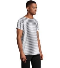 Pánské triko MILES SOĽS White / Navy