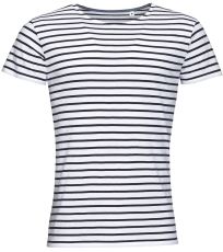 Pánské triko MILES SOĽS White / Navy