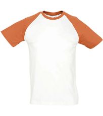 Pánské triko FUNKY SOĽS White / Orange