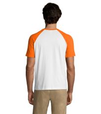 Pánské triko FUNKY SOĽS White / Orange