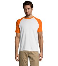Pánské triko FUNKY SOĽS White / Orange