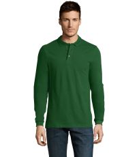 Pánská polokošile s dlouhým rukávem WINTER II SOĽS Golf green